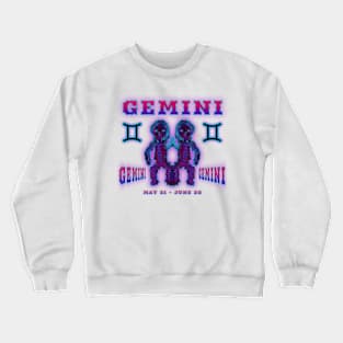 Gemini 3a Teal Crewneck Sweatshirt